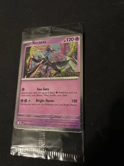 Xerneas 064/132 Best Buy Stamped Promo - Pokemon TCG Mega Evolutions Sealed - Image 3