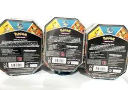 Pokemon TCG: Eevee Evolutions Tin (Set Of 3) Jolteon/Vaporeon/Flareon - Image 2