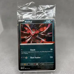 Sealed Yveltal 088/132 Reverse Holo Mega Evolution Pokemon GAMESTOP PROMO - Image 1
