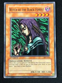 YUGIOH WITCH OF THE BLACK FOREST SDP-014 1ST COMMON (NM) - Image 1