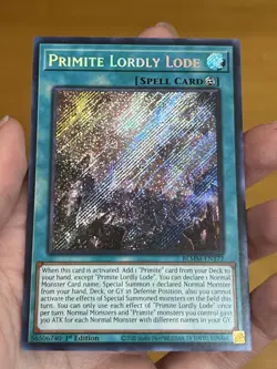 Primite Lordly Lode Secret Rare BLMM-EN172 Battles of Legend: Monster Mayhem - Image 3