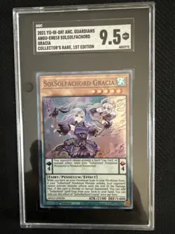 2021 YU-GI-OH! 1ST ED. SOLSOLFACHORD GRACIA ANGU-COLLECTOR's RARE SGC 9.5 - Image 1