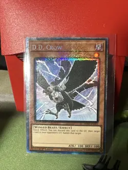 D.D. Crow 1st Edition Prismatic Collector's Rare RA02-EN002 Yu-Gi-Oh! - Image 1