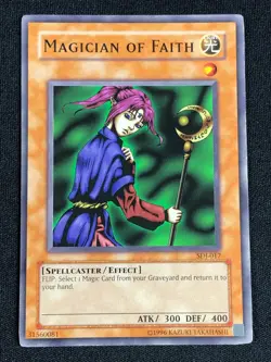 YUGIOH MAGICIAN OF FAITH SDJ-017 COMMON (LP) - Image 1