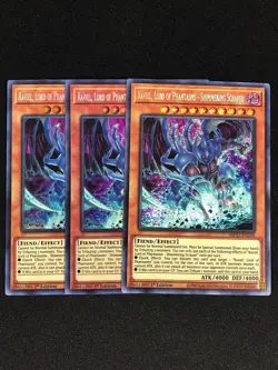 YUGIOH RAVIEL LORD OF PHANTASMS SHIMMERING SCRAPER MP21-EN248 1ST SECRET X3 - Image 1