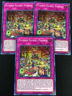 YUGIOH PLUNDER PATROLL PARRRTY ETCO-EN091 1ST SUPER X3 (NM) - Image 1