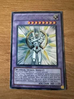 Yu-Gi-Oh! ELEMENTAL HERO THE SHINING / PRC1-ENV01 / SERCRET RARE / LP - Image 1