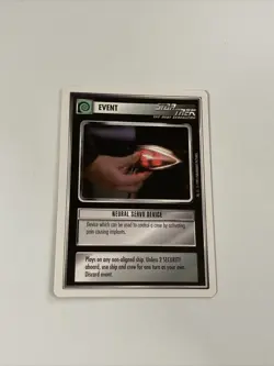 Star Trek CCG Event Neural Servo Device Uncommon Card - Image 1