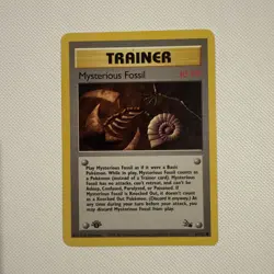 Pokemon Card: Mysterious Fossil 62/62 1st Edition Fossil Set Rare! - Image 1