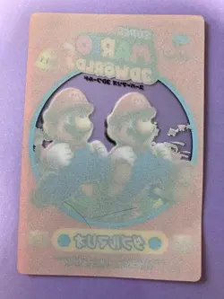 Super Mario 3D Land Clear Card Double Mario TGC 2013 Nintendo Japanese F/S - Image 4