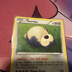 Snorlax 80/106 Flashfire Rare - LP Pokemon Card - Image 4