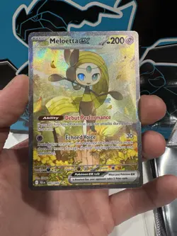 Pokemon TCG Meloetta EX Full Art Black Bolt Card 167/086 Sir - Image 1
