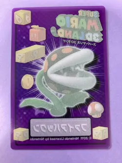 Super Mario 3D Land Clear Card Fire Piranha Plant 2011 Nintendo Japanese F/S - Image 5