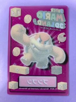 Super Mario 3D Land Trading Clear Card BOOM BOOM 2011 Nintendo Japanese F/S - Image 5