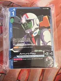 Gundam Card Game TCG Sample Deck English Sealed Amuro Gencon Ray & Char Aznable - Image 1