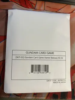 Gundam Card Game Starter Release Kit 02 ENGLISH SEALED SKIT-02 Promotional - Image 1