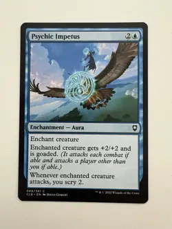 Psychic Impetus MTG Magic the Gathering Card NM Near Mint CLB - Image 1