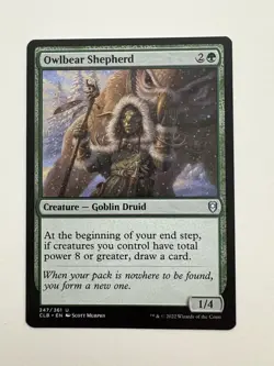 Owlbear Shepherd MTG Magic the Gathering Card NM Near Mint CLB - Image 1