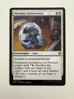 Minimus Containment MTG Magic the Gathering Card NM Near Mint CLB - Image 1