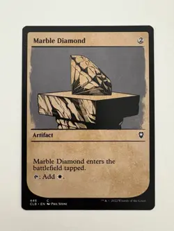 Marble Diamond Showcase MTG Magic the Gathering Card NM Near Mint CLB - Image 1