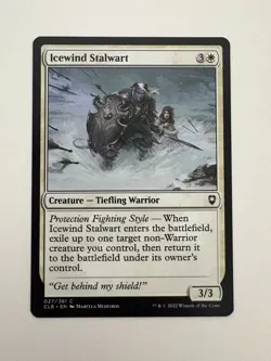 Icewind Stalwart MTG Magic the Gathering Card NM Near Mint CLB - Image 1