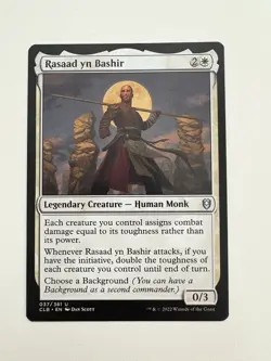 Rasaad yn Bashir MTG Magic the Gathering Card NM Near Mint CLB - Image 1
