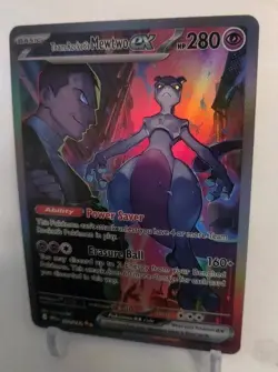 "Custom-Made"High Quality, Team Rockets Mewtwo Ex"Display-card" - Image 1