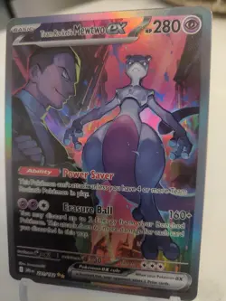 "Custom-Made"High Quality, Team Rockets Mewtwo Ex"Display-card" - Image 3