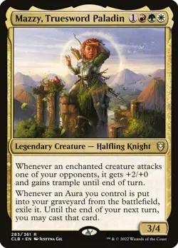 Mazzy, Truesword Paladin CLB NM MTG Non-Foil - Image 1