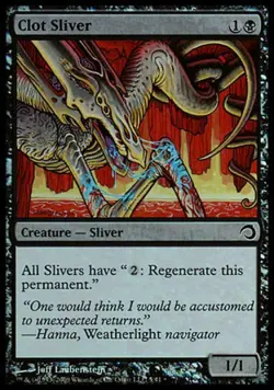 Clot Sliver -Foil Light Play MTG Premium Deck Series: Slivers - Image 1