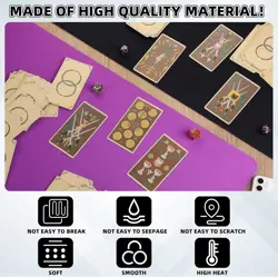 6 Pcs Playing Card Mat Sublimation Blanks Playmat for TCG MTG 24 x 14 Inch Sm... - Image 3