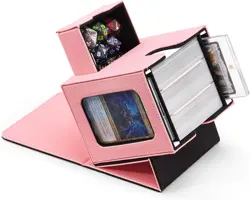 MTG Commander Deck Box with Dual Commander Display, Patented Card Deck Box Fits - Image 1
