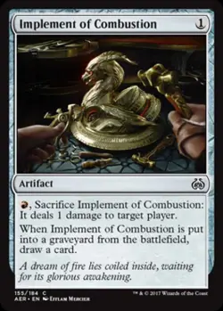 Implement of Combustion - Light Play MTG Aether Revolt - Image 1