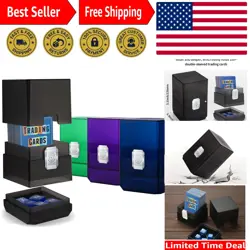 4 Pack MTG Deck Card Box,with Deck Case Holder, Boulder 100+ with Dice Storag... - Image 1