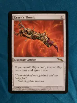MTG Krark's Thumb R Mirrodin 190 NM - Image 1