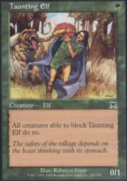 Taunting Elf - Light Play MTG Onslaught - Image 1