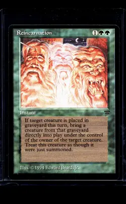 1994 MTG Magic The Gathering LEG Legends Vintage Reincarnation - Image 1