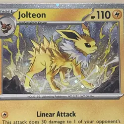 Jolteon #169 Cosmos Holo Black Star Promo Prismatic Evolutions Pokemon 169 NM - Image 2