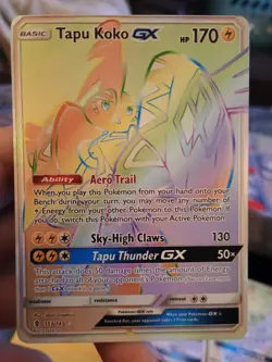 Pokemon Cards Tapu Koko GX & Tapu Bulu Gx & Tapu Fini GX & Tapu Lele Secret Rare - Image 2
