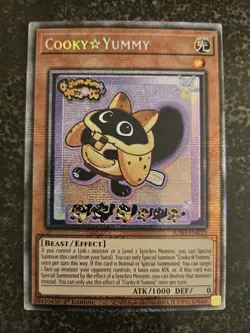 CookyYummy (JUSH-EN017) yugioh Justice Hunters Starlight Rare - Image 1