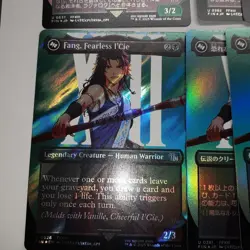 YuGiOh Y cheerful Lushi Vanila Fang Borderless Foil Surge Rare Playable - Image 3