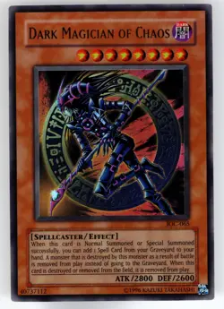 Yugioh Dark Magician of Chaos IOC-065 Ultra Rare Original Print NM - Image 1