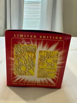 Charizard Pokemon 23K Gold Plated Trading Card Burger King 1999 - Image 4