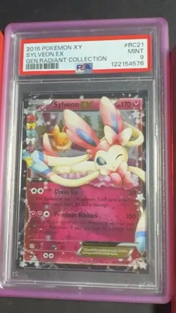Pokemon TCG Sylveon EX RC21/RC32 Generations Ultra Rare Holo Card Psa 9 - Image 1