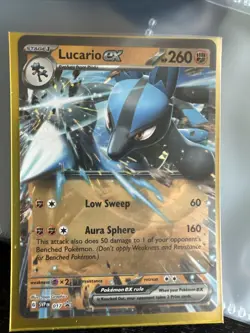 Lucario EX 017 Sv: Scarlet & Violet Promo Cards Holo - Image 1