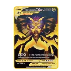 NEW Pokemon 10000point Metal Cards TCG Arceus VMAX Golden Pokemon Gifts For Kids - Image 1