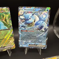 Pokemon 5 Card Lot Blastoise, Venusaur, Mewtwo, Pikachu, Gengar EX - Image 4