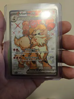 Pokemon TCG Arcanine EX Holo Card 224/198 SV01 Scarlet & Violet Base Set NM - Image 1