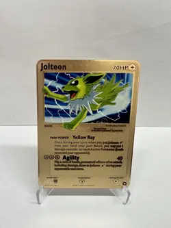 Jolteon 70HP Metal POKEMON Card-Collectible Gift Display！ - Image 1