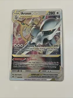 Arceus VSTAR - (Metal Card) 123/172 Pokemon Promo - Image 1